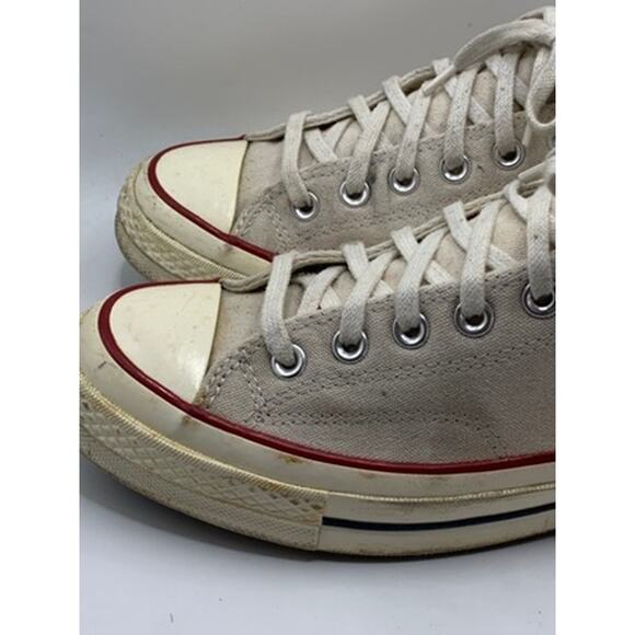 CONVERSE Unisex White Low-Top Sneakers SZ M9.5/W11.5 - Picture 12 of 16